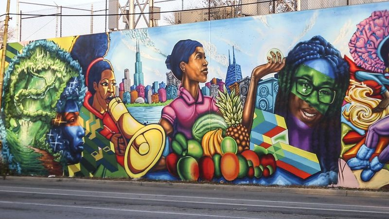 Sebuah mural di kawasan kejiranan Auburn Gresham. | Brian Rich/ Sun-Times
