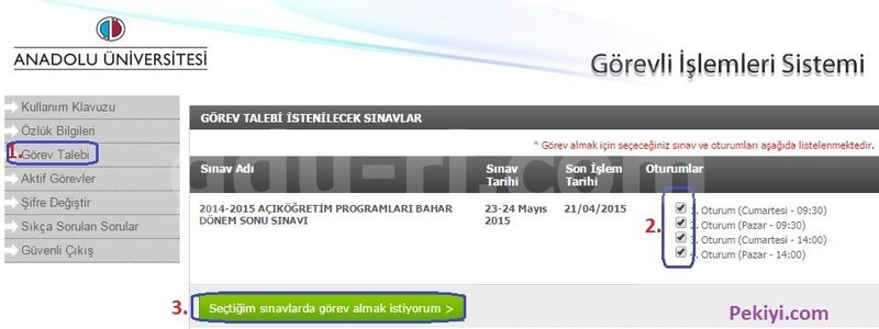 AÖF 2015 Bahar Dönem Sonu Sınav Görevini Kaçırmayın!