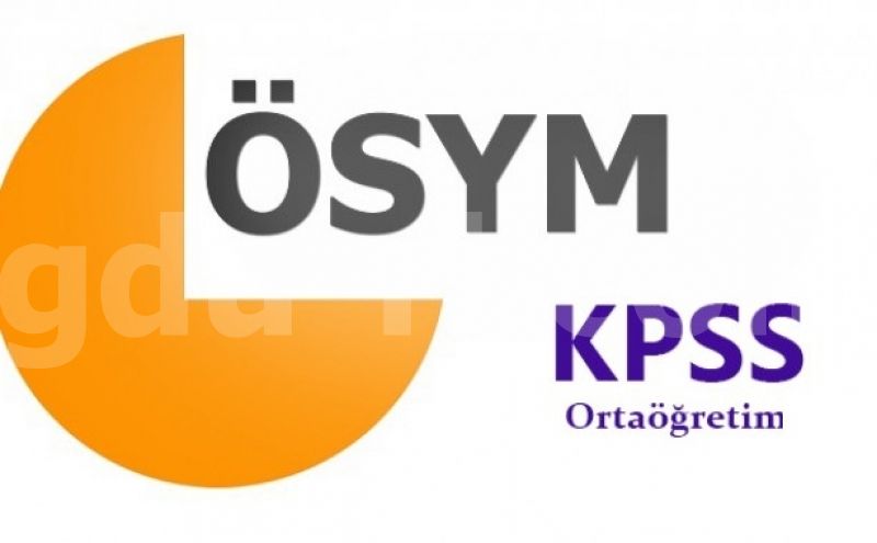 2016 KPSS Ortaöğretim görevleri açıklandı