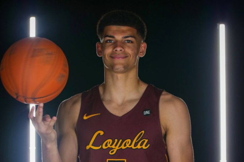 Tuscolas Jalen Quinn på besøk i Loyola.