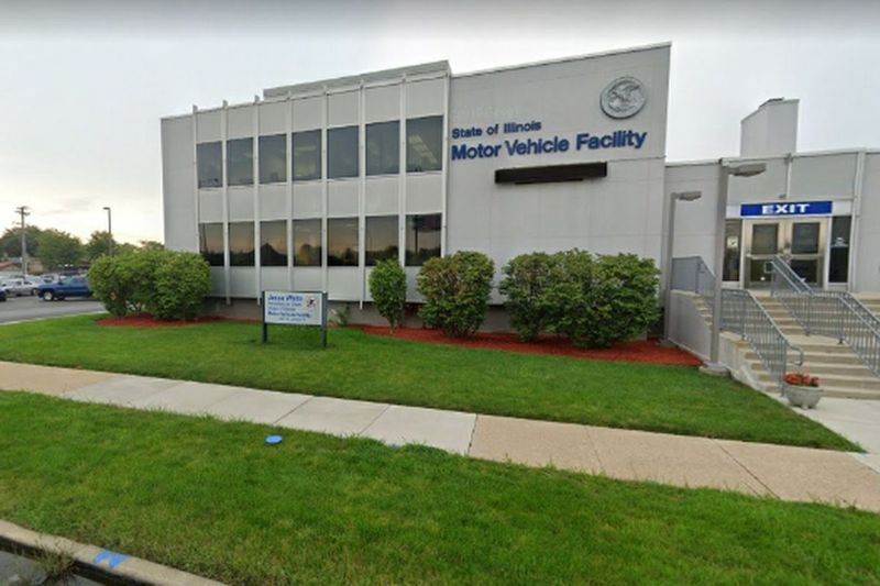 De Chicago West Drivers Service-faciliteit van de staatssecretaris van Illinois, 5301 W. Lexington.