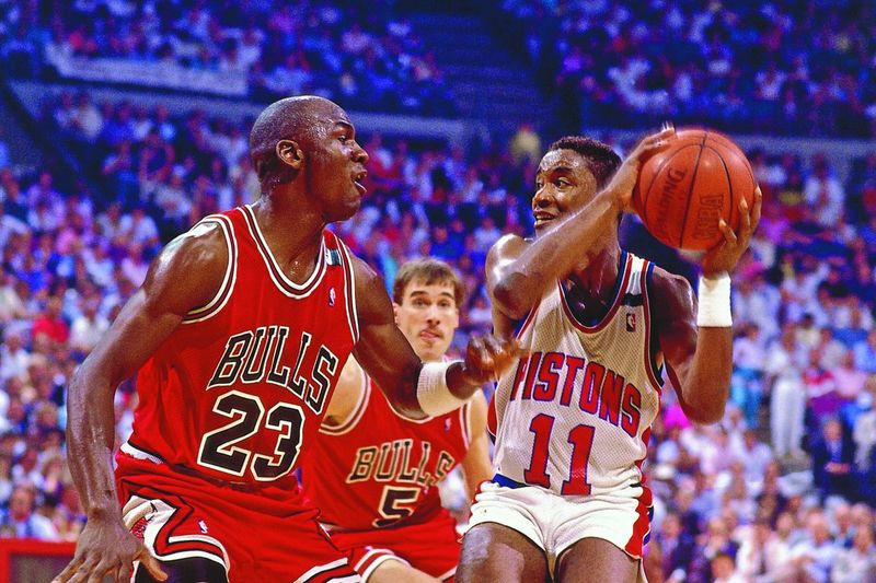 Isiah Thomas och Michael Jordan möttes 1988.