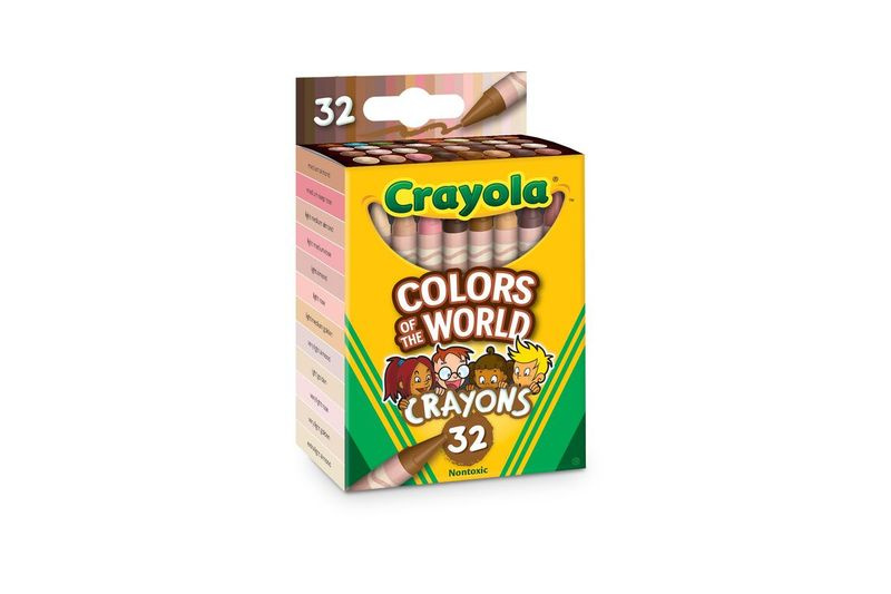 Pastelky Colours of the World obsahují 24 nových pastelek navržených tak, aby zrcadlily a reprezentovaly více než 40 různých odstínů pleti.