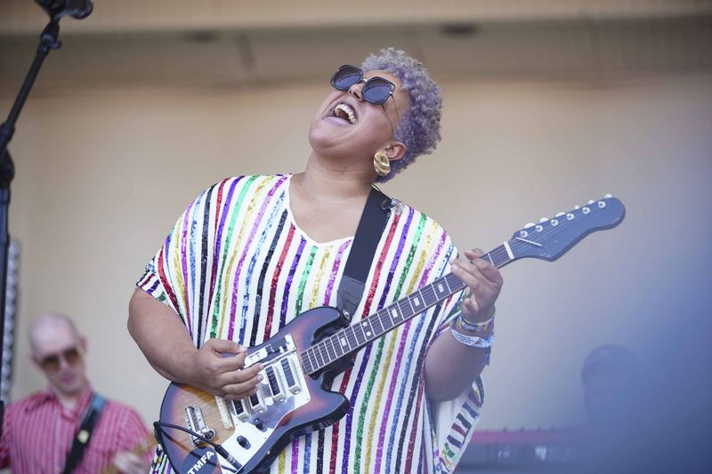 Brittany Howard vystupuje čtvrtý den Lollapalooza v Grant Parku.
