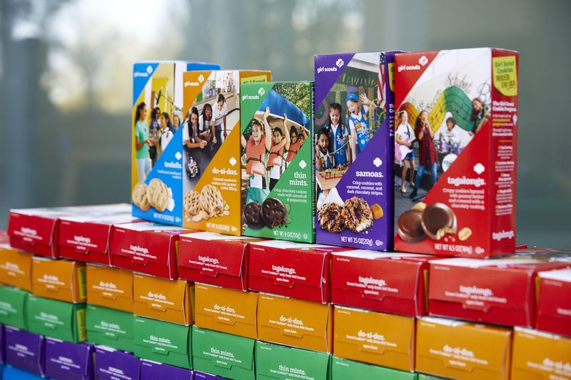 Boîtes de biscuits Girl Scout