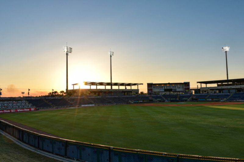 Das Blue Wahoos Stadium in Pensacola, Florida, ist auf Airbnb verfügbar.