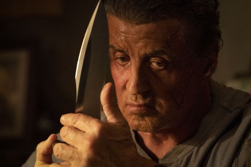Sylvester Stallone jako John Rambo ve filmu Rambo: Last Blood.