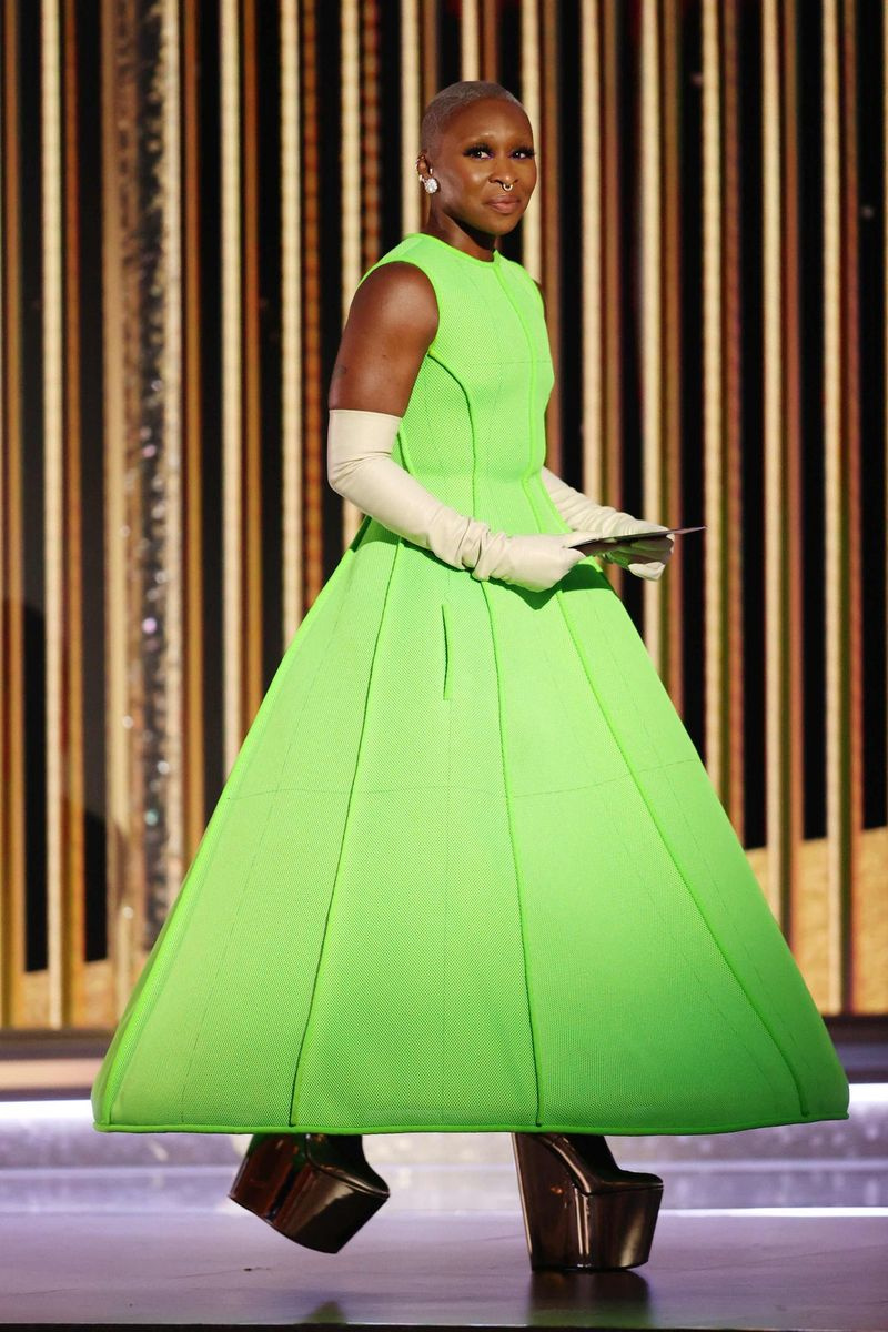 Cynthia Erivo es presentadora de la 78a Entrega Anual de los Globos de Oro celebrada en el Hotel Beverly Hilton el 28 de febrero de 2021.