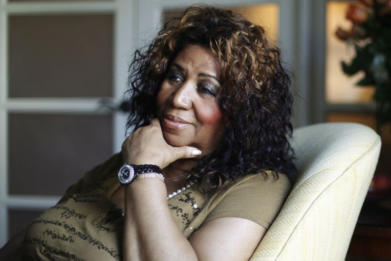 Aretha Franklin posa para un retrato en Filadelfia en 2010.