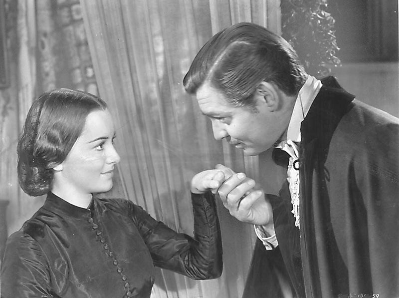 Η Olivia De Havilland και ο Clark Gable παρουσιάζονται σε μια σκηνή από την ταινία του 1939 Gone With the Wind.