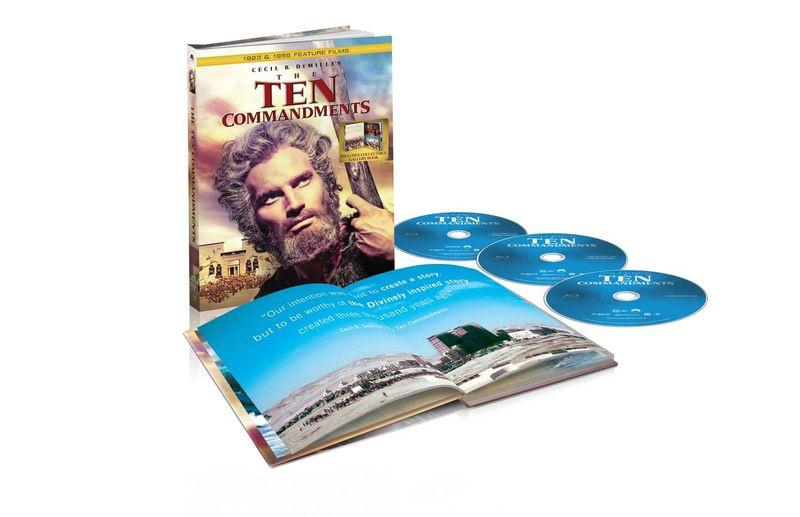 Desať prikázaní vyšlo v novom, plne obnovenom Blu-ray Digibooku.