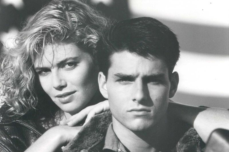Tom Cruise och Kelly McGillis i Top Gun.