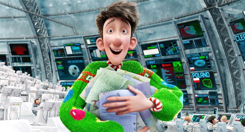 Arthur (gesprochen von James McAvoy) wird in einer Szene aus Arthur Christmas gezeigt. | AP Photo/Sony Pictures/Aardman Animations