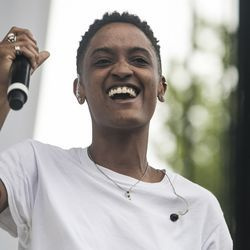 Syd på dag ét af Pitchfork Music Festival. | Ashlee Rezin/Sun-Times
