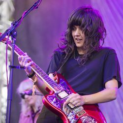 Courtney Barnett på første dag af Pitchfork Music Festival. | Ashlee Rezin/Sun-Times