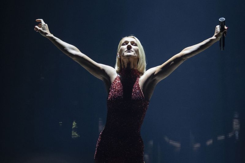 Celine Dion optræder under sin Courage-verdensturné i Quebec City, Montreal, Canada den 18. september 2019.