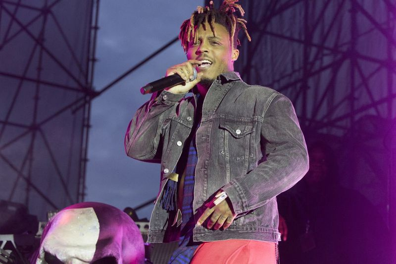 Juice WRLD występuje na koncercie podczas Death Race for Love Tour na Skyline Stage w The Mann Center for the Performing Arts w Filadelfii w maju 2019 roku.