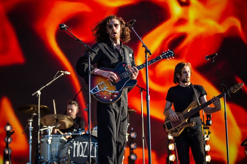Hozier koncertuoja pirmąją Lollapalooza dieną Granto parke,