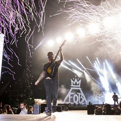 Fall Out Boy uzstājas Wrigley Field. | Ešlija Rezina/Sun-Times