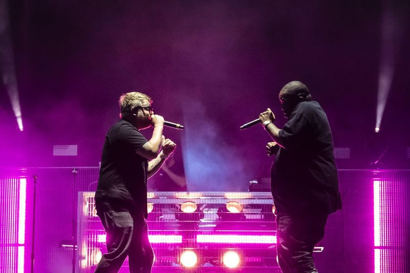 El-P og Killer Mike fra Run the Jewels optræder på dag 3 af Riot Fest.