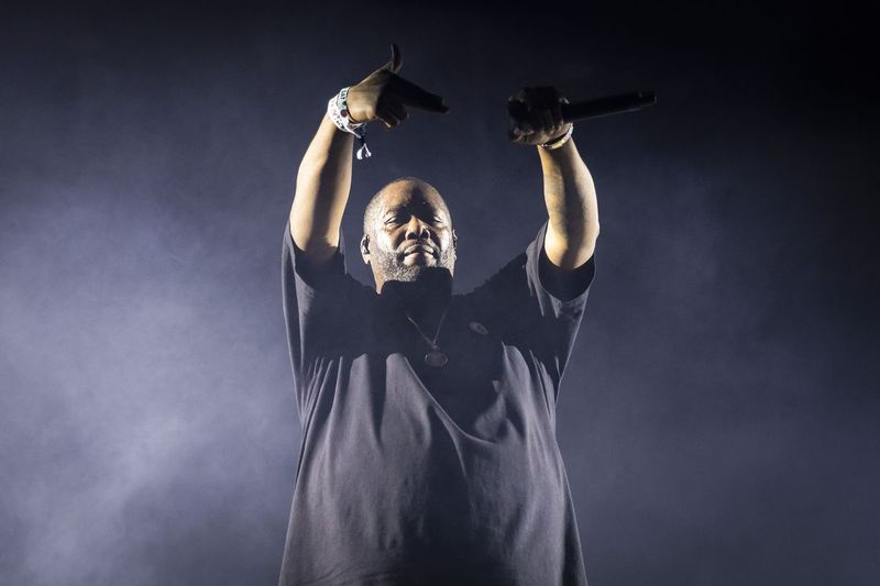 Killer Mike fra Run the Jewels optræder på dag 3 af Riot Fest i Douglass Park.