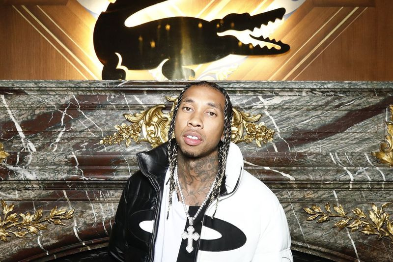 Le rappeur Tyga assiste à une soirée la semaine dernière à Paris.