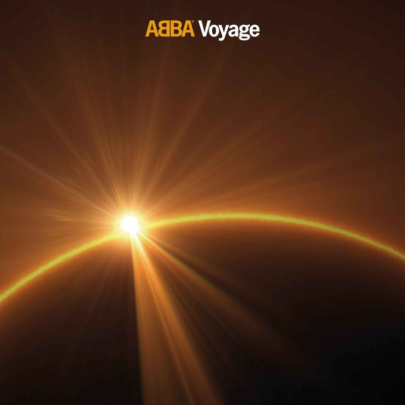 キャピトルがリリースしたこのカバー画像は、11月5日にリリースされるABBAのVoyageを示しています。