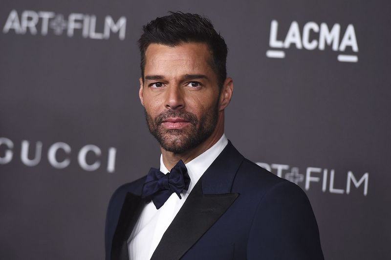 Rikijs Mārtins ierodas 2019. gada LACMA mākslas un filmu galā šī mēneša sākumā Losandželosā.