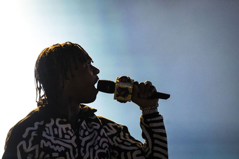 Swae Lee uppträder fredag ​​kväll på dag ett av Summer Smash Festival i Douglass Park.