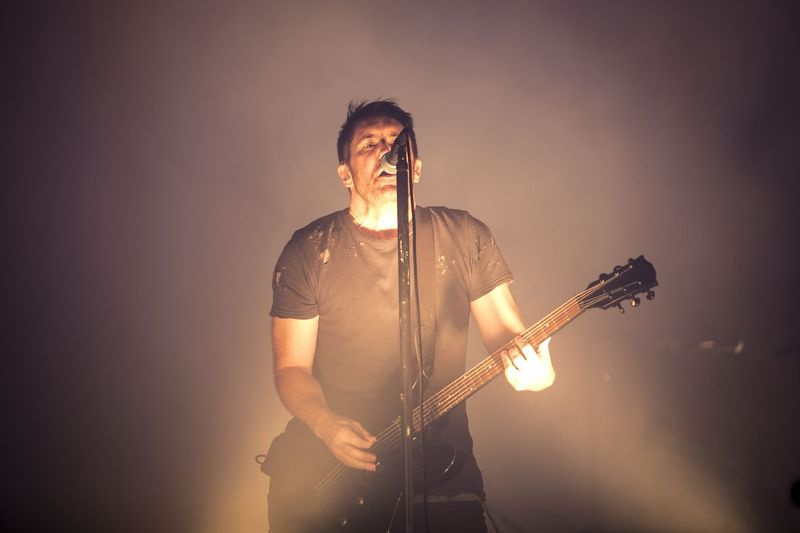 Trent Reznor, fra Nine Inch Nails, optræder på dag ét af Riot Fest i Douglas Park, den 15. september 2017. Bandet vender tilbage for at sætte hovedrollen på festivalen i år.