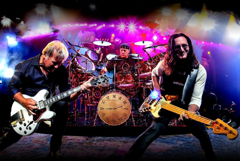 I bandet Rush medverkar Alex Lifeson (från vänster) Neil Peart och Geddy Lee.