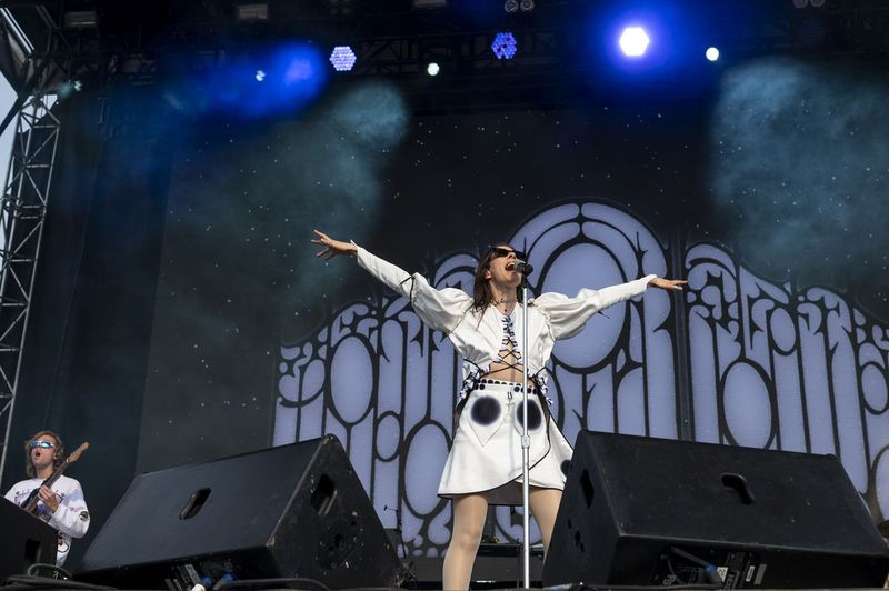 キャロライン・ポラチェクは、2021年9月12日日曜日にユニオンパークで開催されるピッチフォーク音楽祭のグリーンステージで演奏します。タイラー・ラリヴィエール/サンタイムズ