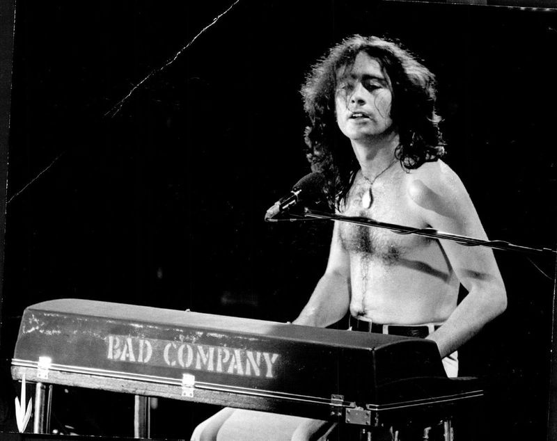 Paul Rodgers optræder med Bad Company i 1975. | SUN-TIMES FIL