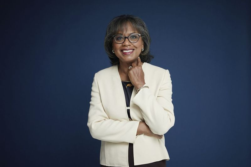Anita Hill à New York le 21 septembre 2021 pour promouvoir son livre, Believing: Our Thirty-Year Journey to End Gender Violence, qui sortira le 28 septembre.
