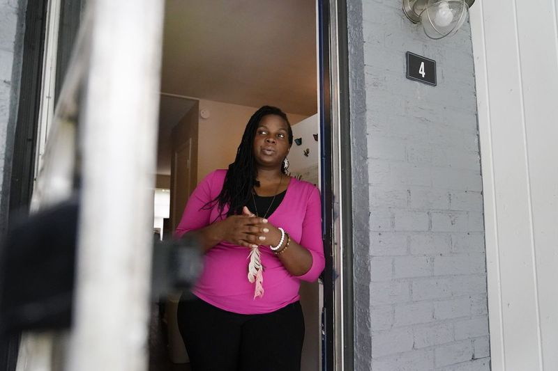 Dylyn Price, vue dans sa maison de ville louée à Athènes, en Géorgie, a déclaré qu
