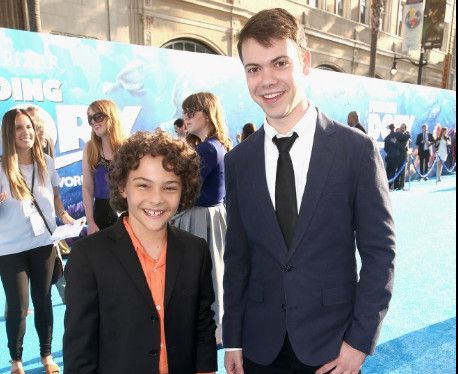 Hayden Rolence (z lewej) i Alexander Gould, oryginalny głos Nemo. | Jesse Grant/Getty Images