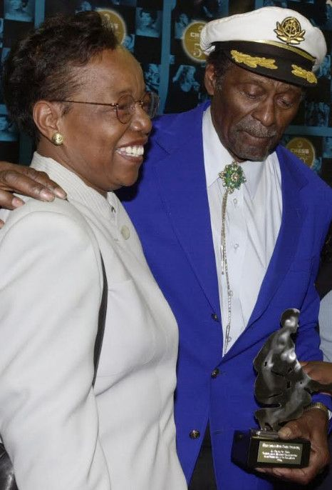 Marie Dixon e Chuck Berry. | Foto Sun-Times