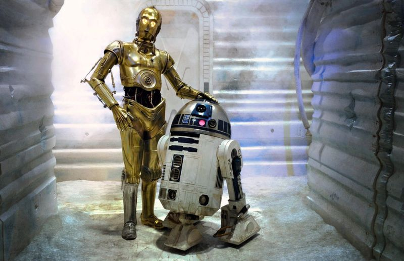 C-3PO y R2-D2 de la franquicia de películas de Star Wars. | FOTO DE ARCHIVO