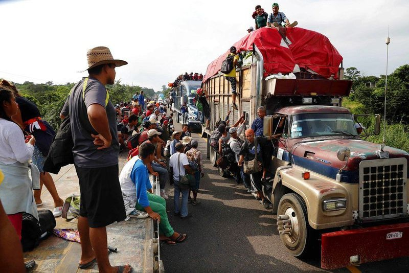 Eelmisel nädalal Mehhikos Oaxaca osariigis Donajis asusid Kesk-Ameerika migrandid, kes on osa karavanist, kes lootsid jõuda USA piirile. | Marco Ugarte / Associated Press