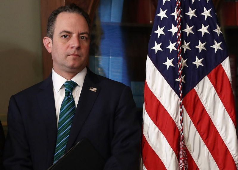 Stafchef van het Witte Huis Reince Priebus in januari 2017. Bestandsfoto. (Foto door Win McNamee/Getty Images)