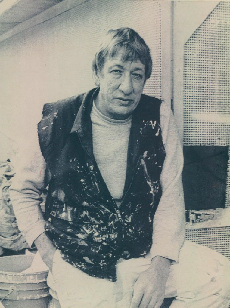 Odsúdený vrah Richard Speck s maliarskymi potrebami v Stateville v roku 1989. | Fotografia súboru Sun-Times