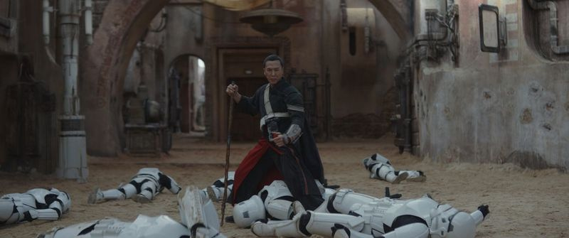 Chirrut (Donnie Yen) dans Rogue One : A Star Wars Story. | Lucasfilm/ILM