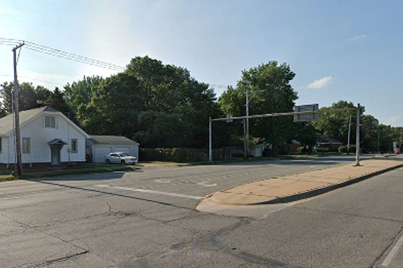 Krysset mellom Mattis Avenue og Church Street i Champaign,