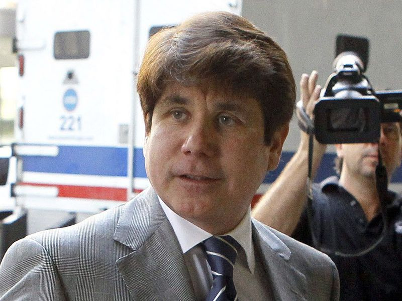Tidigare guvernör Rod Blagojevich anländer till det federala domstolshuset i Chicago 2011. Överklagar. (AP Photo/Charles Rex Arbogast, fil)