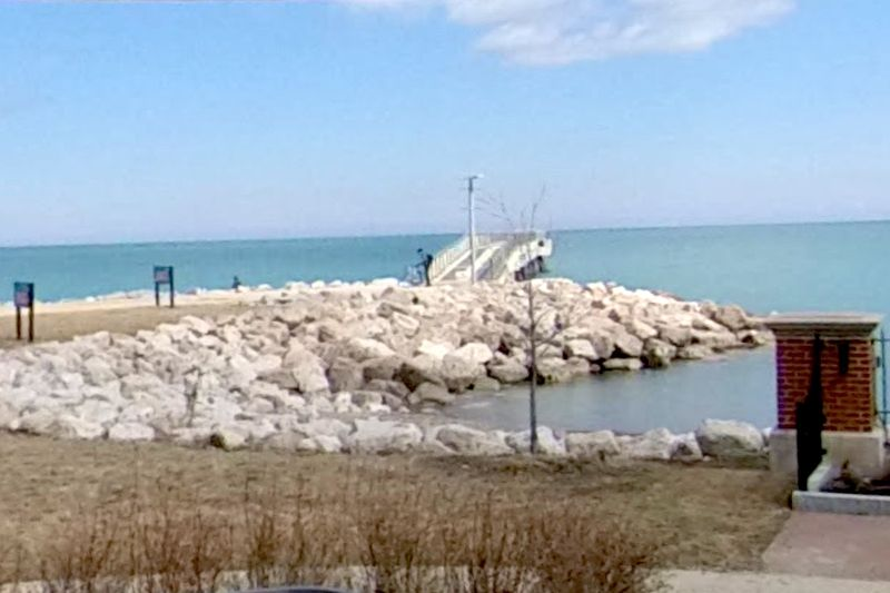 En tonåring drogs från Lake Michigan vid piren i Whiting Lakefront Park den 6 augusti 2020.