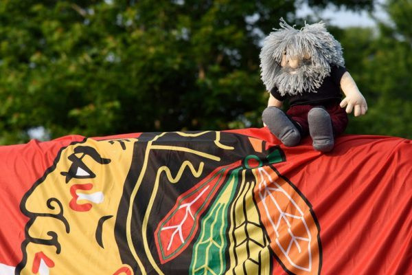 Ogólny widok atmosfery podczas Fare Thee Well, A Tribute To The Grateful Dead na Soldier Field 3 lipca 2015 roku w Chicago, Illinois. (Fot. Daniel Boczarski/Getty Images)
