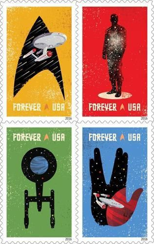 „Star Trek Forever“ pašto ženklai | MANGUMAS USPS