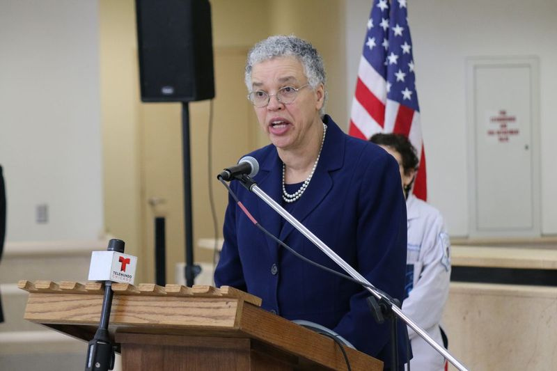 Cook County bestyrelsesformand Toni Preckwinkle i 2020.