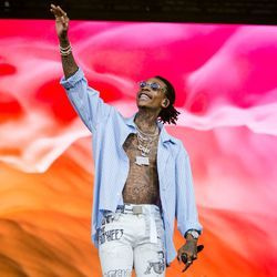 Rapperul Wiz Khalifa concertează la Lollapalooza joi, 3 august 2017. | Santiago Covarrubias / Pentru Sun-Times
