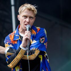 Solistul The Drums, Jonathan Pierce, cântă la Lollapalooza joi, 3 august 2017. | Santiago Covarrubias / Pentru Sun-Times